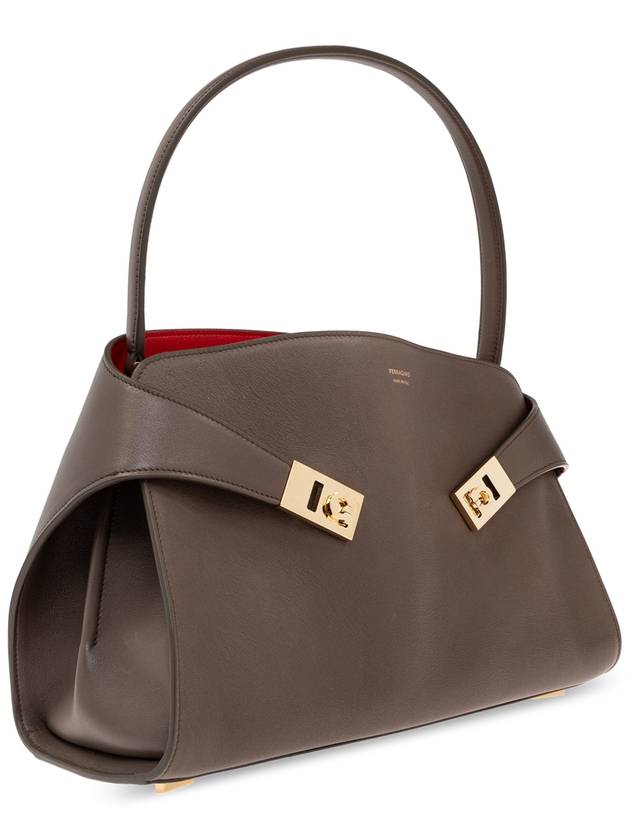 FERRAGAMO Shoulder Bag Hug, Women's, Brown - SALVATORE FERRAGAMO - BALAAN 4