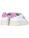 Medalist Pink Tab Low Top Sneakers White - AUTRY - BALAAN 6