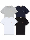 Men's Fox Head Patch Short Sleeve TShirt AM00103KJ0008 - MAISON KITSUNE - BALAAN 2