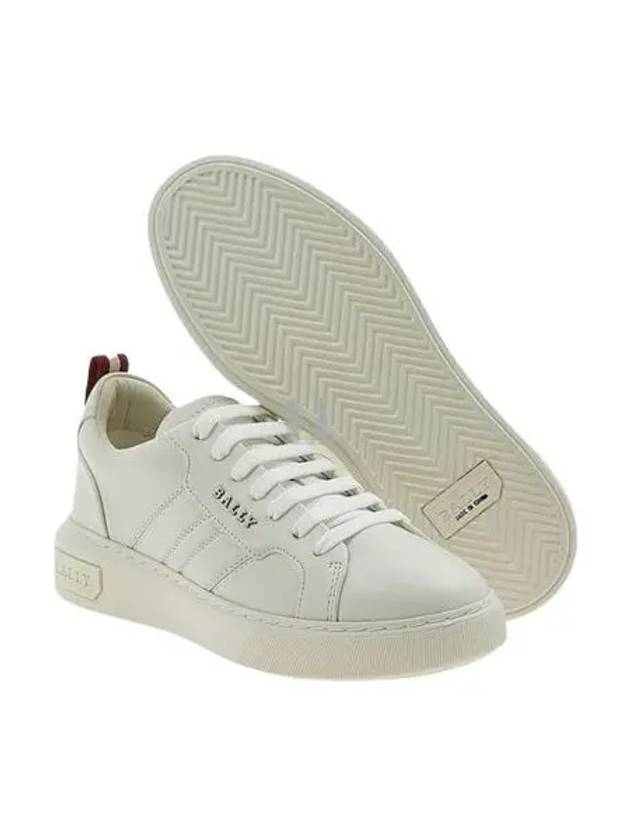 Women's New Maxim Leather  Low Top Sneakers White WK0050 NA003 U001 - BALLY - BALAAN 2