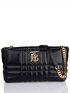 TB Patch Quilted Lambskin Chain Cross Bag Black - BURBERRY - BALAAN 2