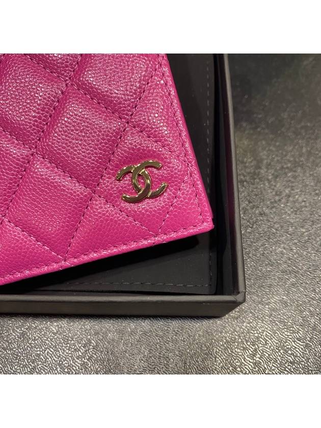 pink passport wallet - CHANEL - BALAAN 5