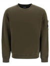 Brushed Emerized Diagonal Fleece Sweatshirt Khaki - CP COMPANY - BALAAN 2