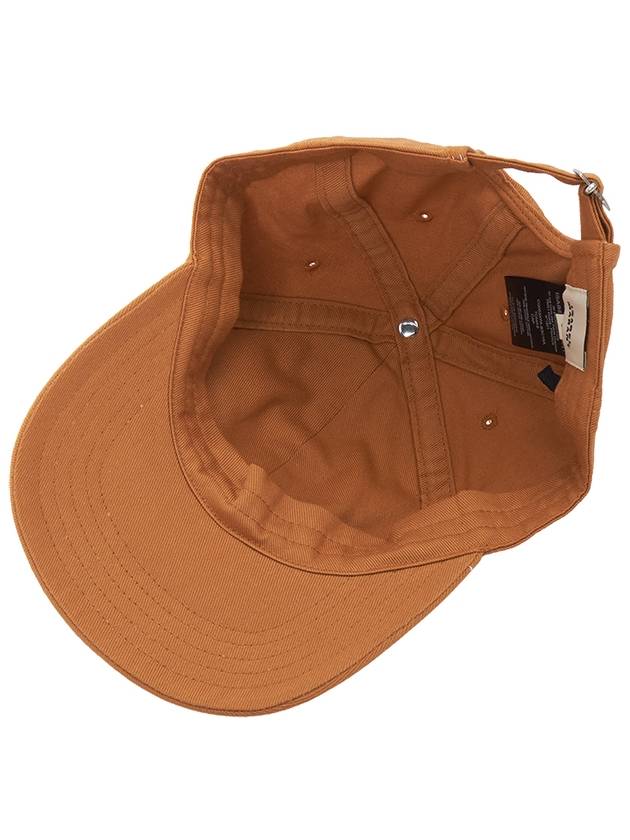 Embroidery Logo Ball Cap Orange - ISABEL MARANT - BALAAN 5