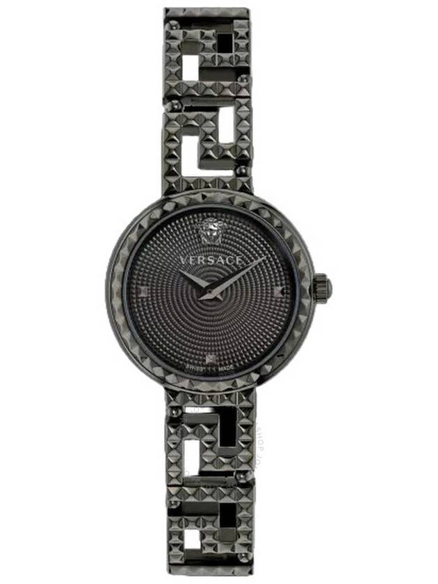 Versace Greca Goddess Quartz Black Dial Ladies Watch VE7A00123 - VERSACE - BALAAN 1