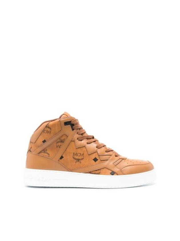 Visetos Neo Terrain High Top Sneakers Brown - MCM - BALAAN 1