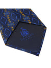 100 silk blue patterned tie - LANVIN - BALAAN 6