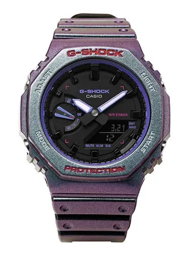 G SHOCK GA 2100AH 6ADR Big Face Digital Analog Octagon Men s Urethane Watch - G-SHOCK - BALAAN 3