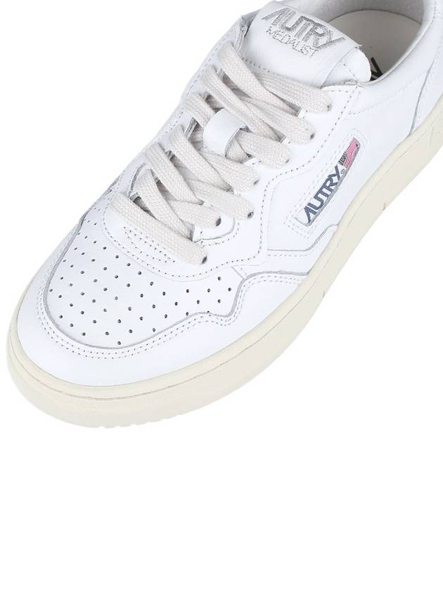 Medalist Leather Low Top Sneakers White - AUTRY - BALAAN 8