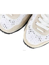 V-logo mesh lace runner low-top sneakers - VALENTINO - BALAAN.