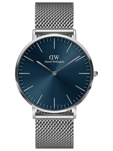 Daniel Wellington Classic Mesh Arctic Quartz Blue Dial Men's Watch DW00100628 - DANIEL WELLINGTON - BALAAN 1