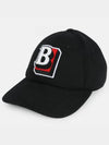 TB Logo Patch Ball Cap Black - BURBERRY - BALAAN 2