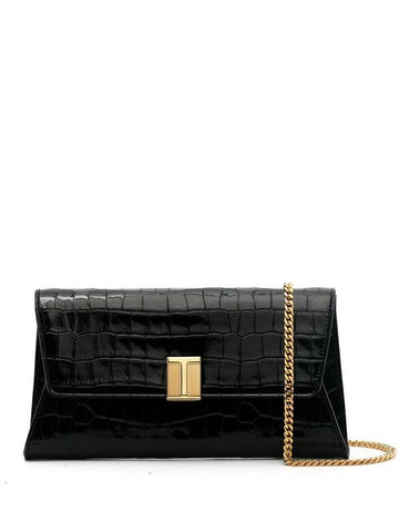 Tom Ford Shoulder Bag With Crocodile Effect - TOM FORD - BALAAN 1