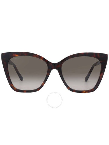 Jimmy Choo Brown Gradient Cat Eye Ladies Sunglasses RUA/G/S 0086/HA 56 - JIMMY CHOO - BALAAN 1