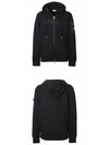 8G00006 89A2L 999 Logo Hooded Zipup Black Men's Jacket TLS - MONCLER - BALAAN 4