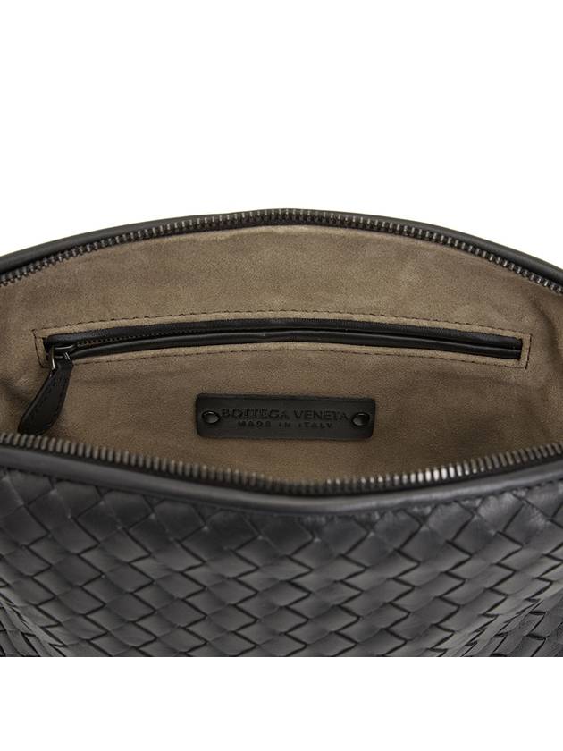 Intrecciato Lambskin Cross Bag Black - BOTTEGA VENETA - BALAAN 10