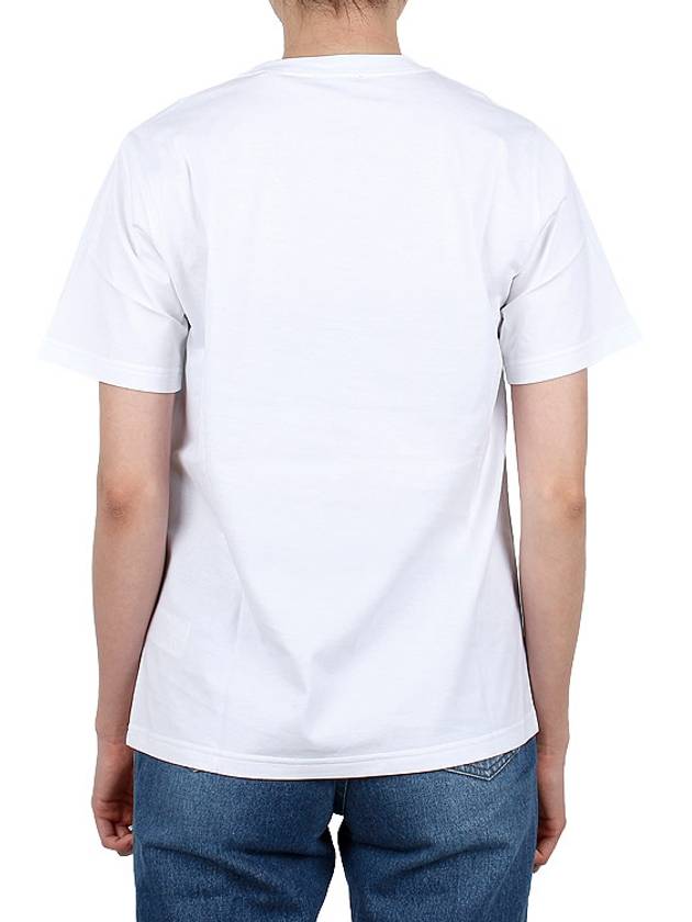 Logo Cotton Short Sleeve T-Shirt White - BURBERRY - BALAAN 5