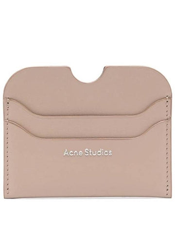 Elmas Large S Card Wallet Beige - ACNE STUDIOS - BALAAN 1