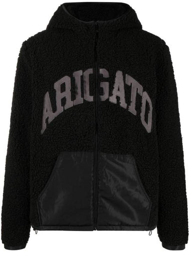 Chief Fleece Hooded Jacket Black - AXEL ARIGATO - BALAAN 1