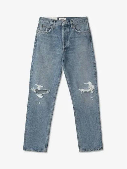 90s Pinch Waist High Rise Denim Jeans Blue - AGOLDE - BALAAN 2