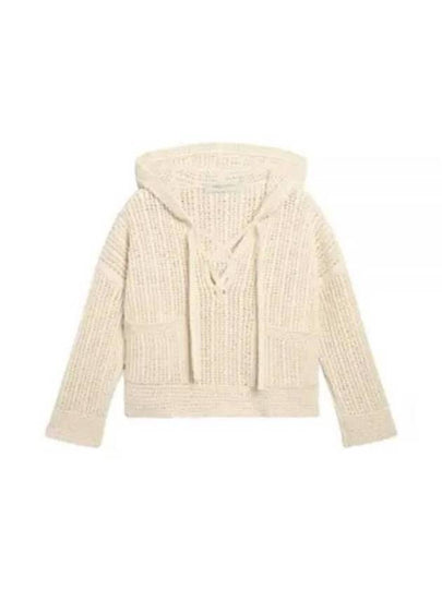 Women's Papyrus Colored Cotton Hoodie Beige - GOLDEN GOOSE - BALAAN 2