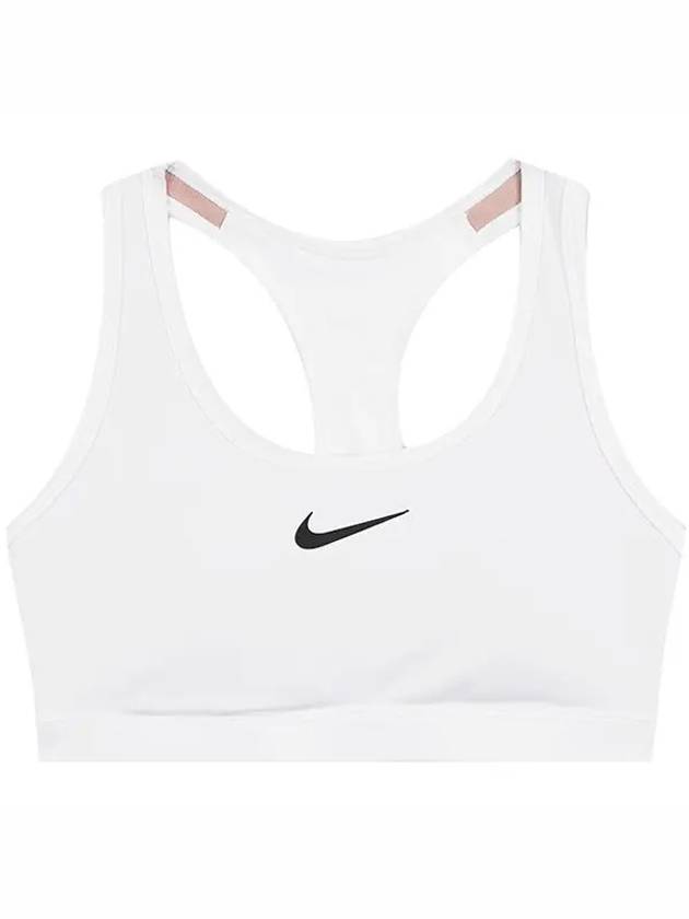 Swoosh Padded Sports Bra White - NIKE - BALAAN 3