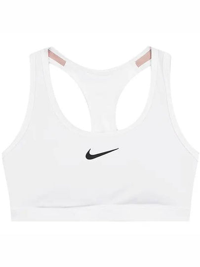 Swoosh Padded Sports Bra White - NIKE - BALAAN 2