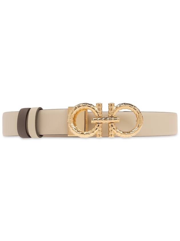 FERRAGAMO Reversible Belt, Women's, Cream - SALVATORE FERRAGAMO - BALAAN 1