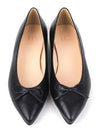 Ballerina Ribbon Flat Shoes Black - LECHROMAQI - BALAAN 5