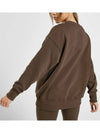 Sweatshirt FB9960 004 Brown WOMENS S L Euro Fit - NIKE - BALAAN 2