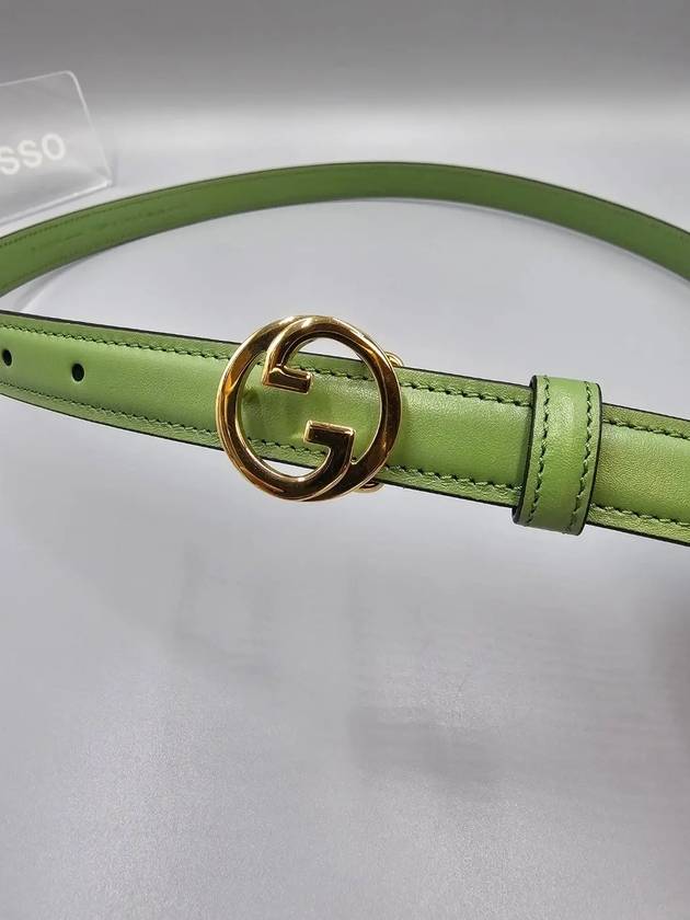 Women s Interlocking Thin Belt 723073 - GUCCI - BALAAN 6