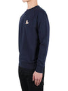 Chillax Fox Patch Classic Sweatshirt Navy - MAISON KITSUNE - BALAAN 4