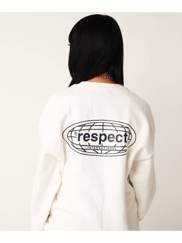 Unisex International Back Logo Sweatshirt White BAL10051 - RESPECT - BALAAN 2