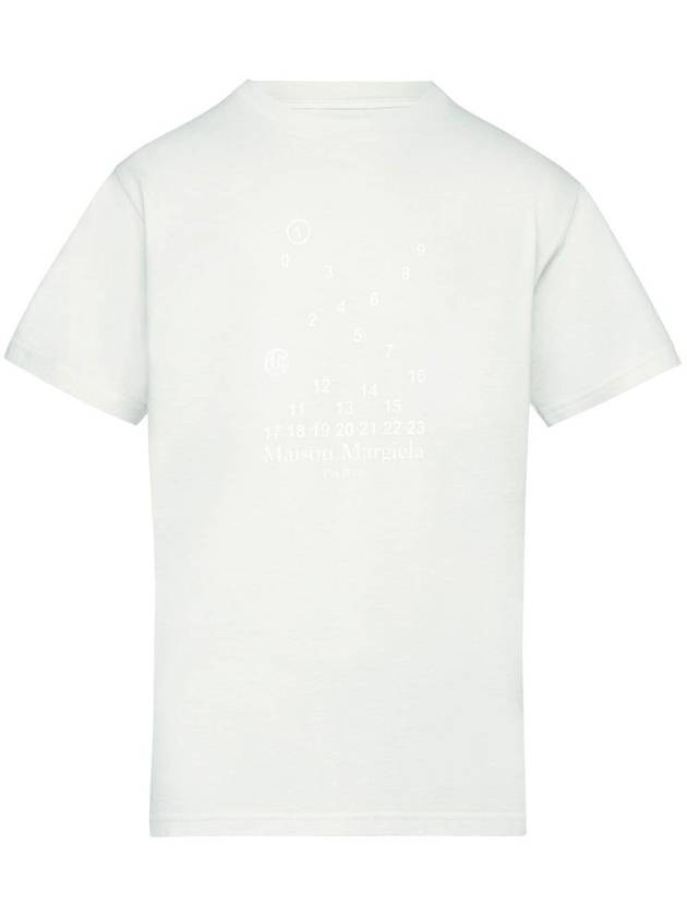 Women's Numeric Logo Short Sleeve T-Shirt Offwhite - MAISON MARGIELA - BALAAN 2