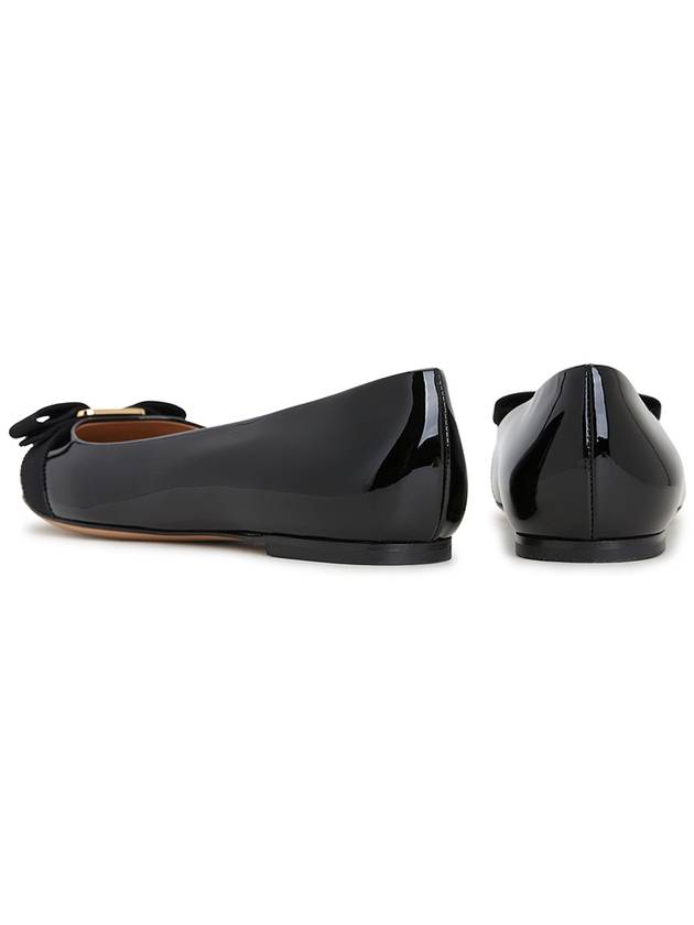 Women’s Varina Bellet Flats Black - SALVATORE FERRAGAMO - BALAAN 7