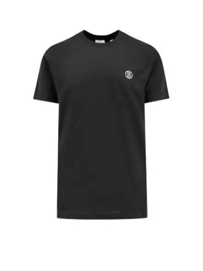 Parker Short Sleeve T-Shirt Black - BURBERRY - BALAAN 2