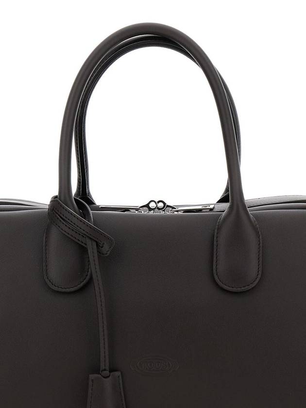 Tod'S Black Leather Top Handle Bag - TOD'S - BALAAN 3