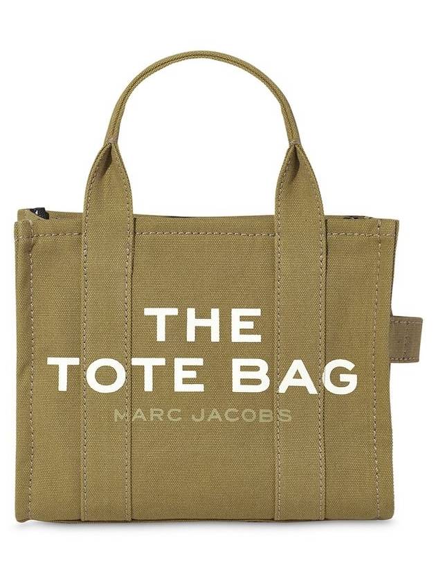 Logo Small Canvas Tote Bag Khaki - MARC JACOBS - BALAAN 2