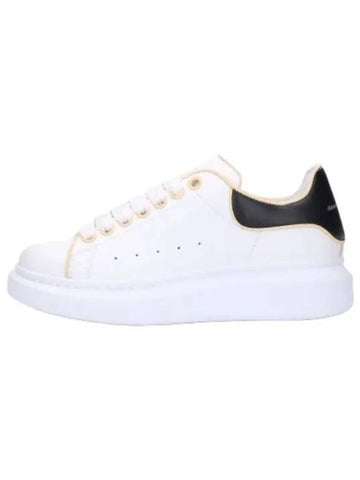 Glitter oversized sneakers white black - ALEXANDER MCQUEEN - BALAAN 1