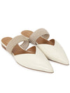 Marlon Sulzer MAISIE MS FLAT 2 CREAM Women s Shoes - MALONE SOULIERS - BALAAN 3