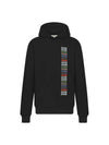 Black Multi-Logo Hooded Sweatshirt 413J646A0531 C985 - DIOR - BALAAN 1