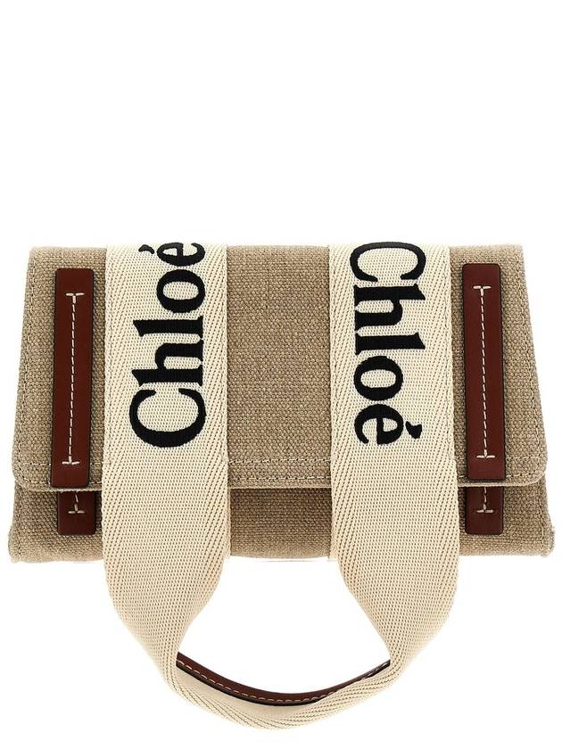 Woody Canvas Belt Bag Beige Brown - CHLOE - BALAAN 2