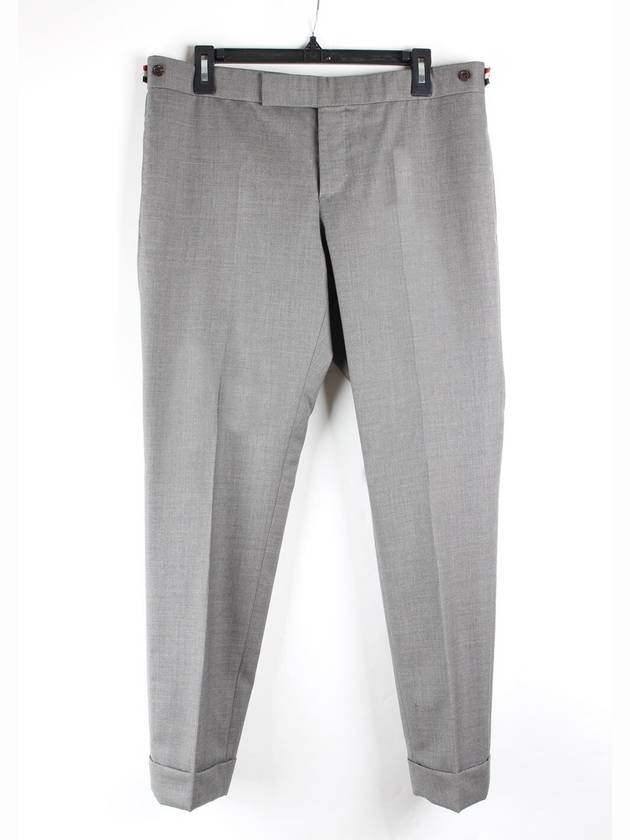 Wool slacks pants gray 2 - THOM BROWNE - BALAAN 1