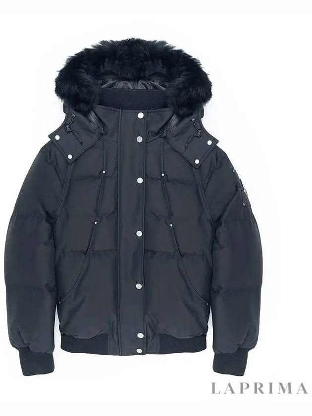 Cloud Padded Bomber Jacket Black - MOOSE KNUCKLES - BALAAN 2