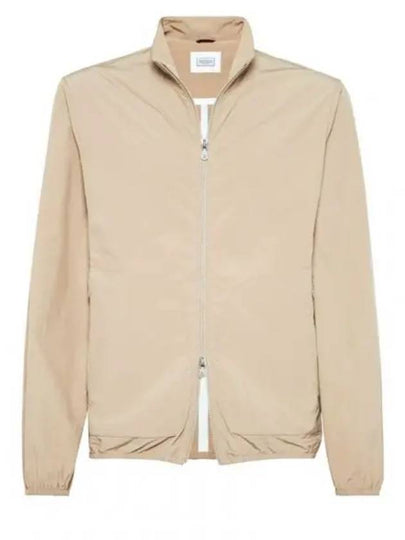 High Neck Track Zip-Up Jacket Beige - BRUNELLO CUCINELLI - BALAAN 2