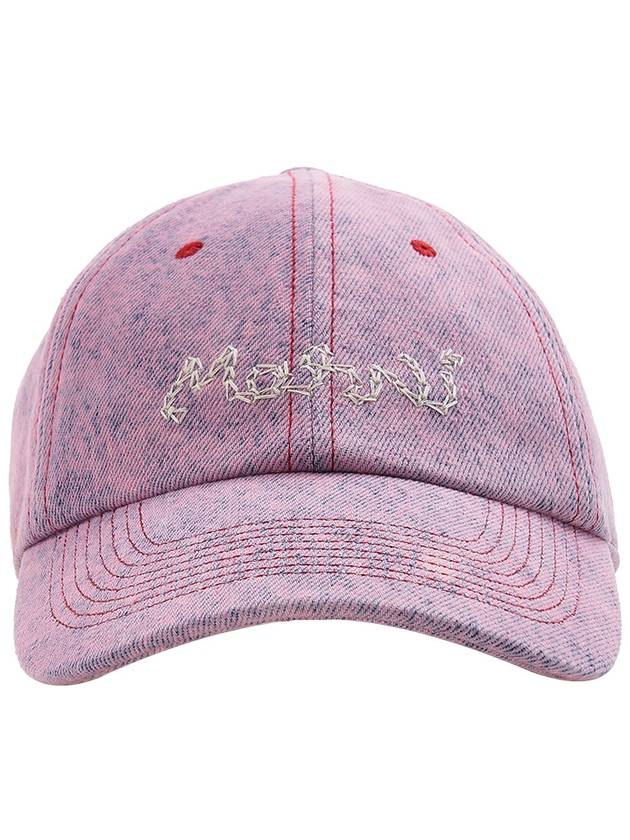 24 ss Logo Embroidered Baseball Cap CLMC0091S0 USCV96 MBC13 B0111069242 - MARNI - BALAAN 3