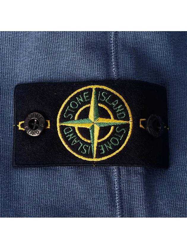 Wappen Patch Old Regular Fit Shorts Avio Blue - STONE ISLAND - BALAAN 5