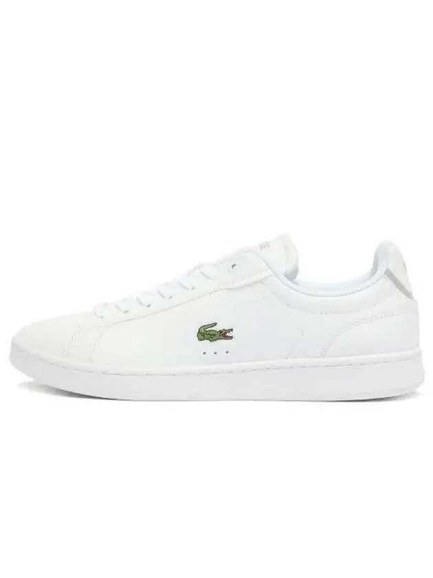 Carnaby Pro BL Leather Tonal Low Top Sneakers Navy White - LACOSTE - BALAAN 2