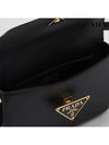 Leather Shoulder Bag Black - PRADA - BALAAN 6