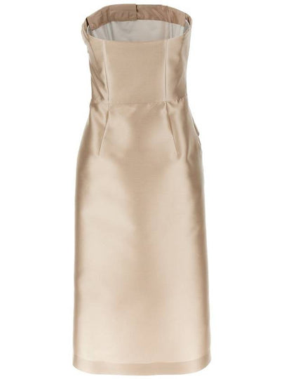 Alberta Ferretti Mikado Longuette Dress - ALBERTA FERRETTI - BALAAN 2